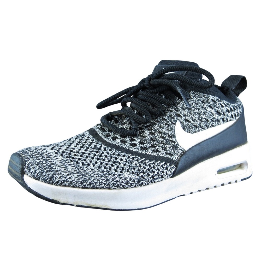 Nike Air Max Thea Ultra Flyknit‎ Oreo Women Running Shoe Size 6 Black White